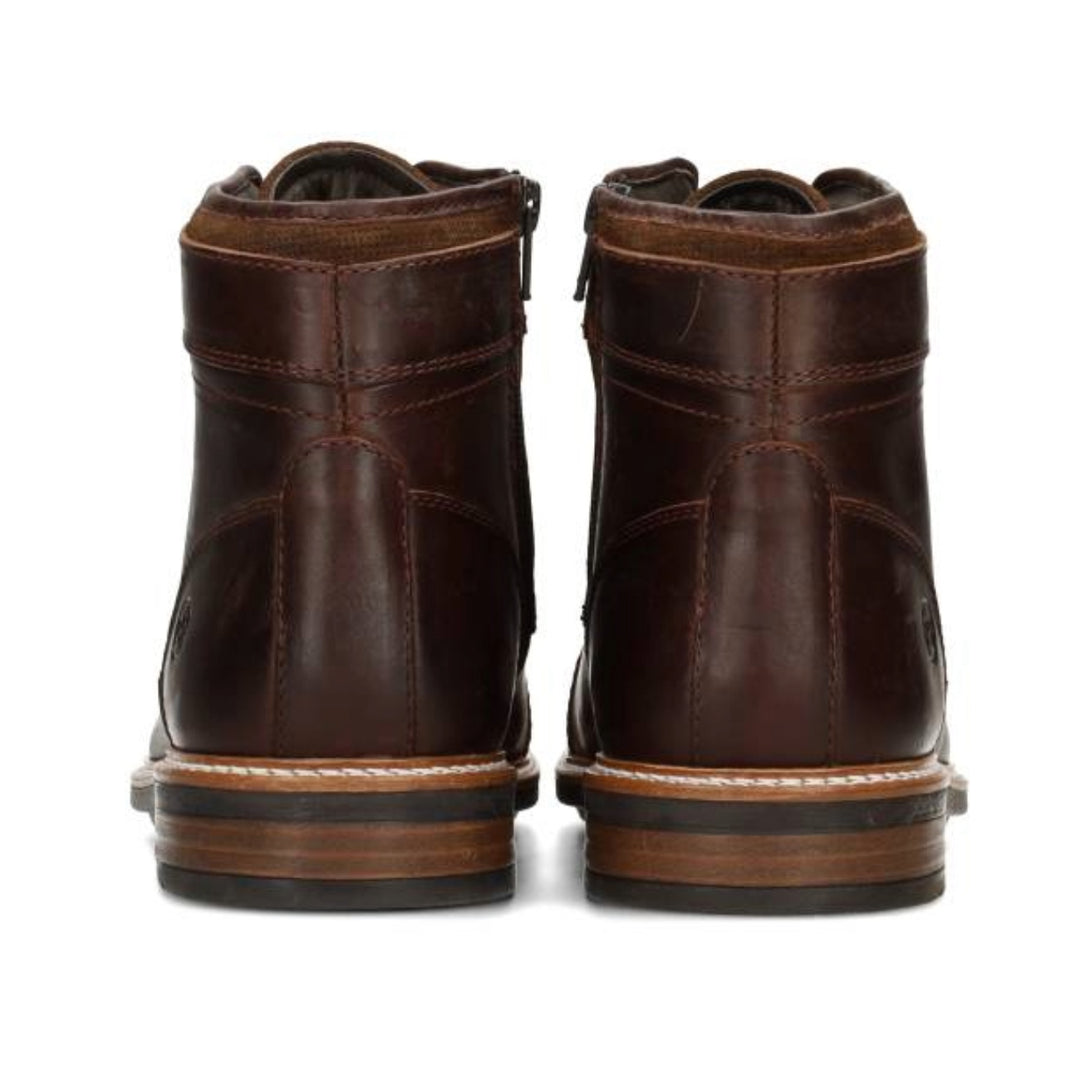 JONI LACE BOOT Brown Leather