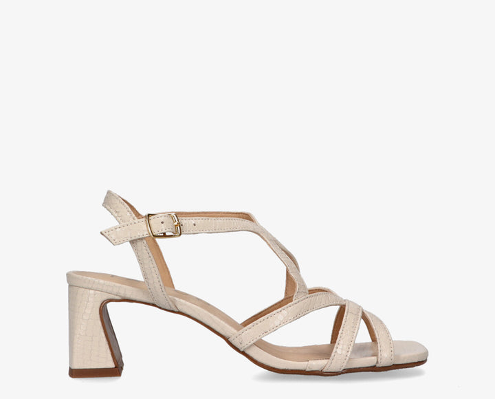 KATYA SANDAL Off White Leather