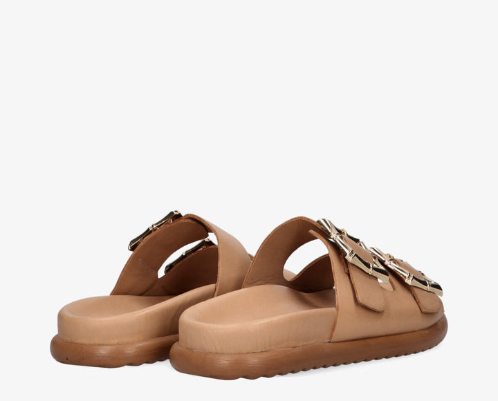 LILIA SLIPPER Natural Leather