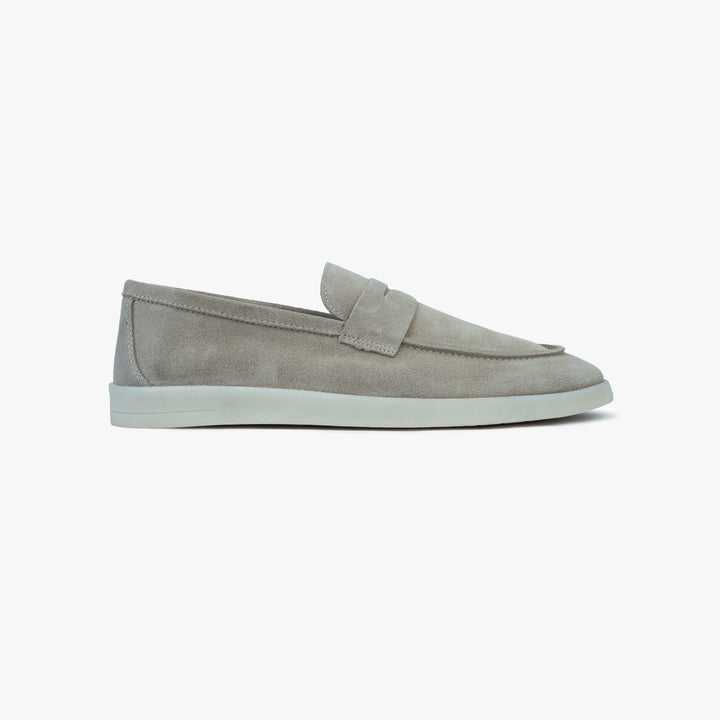 MILAN LOAFER Stone Suede