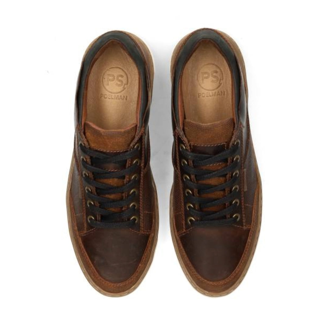 PHILOS SNEAKER Brown Leather