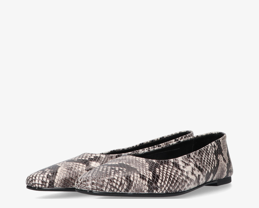 REA BALLERINA Python Leather