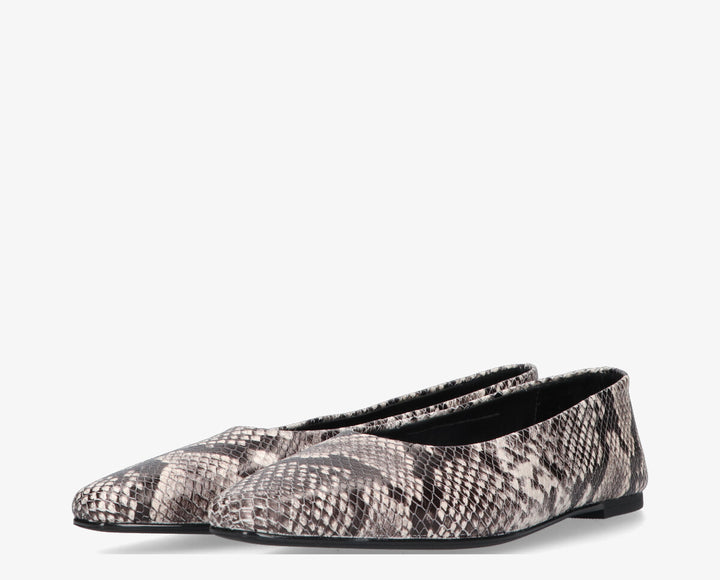 REA BALLERINA Python Leather