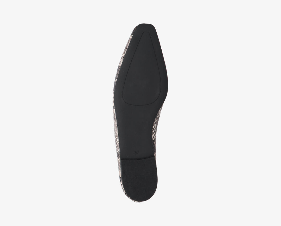 REA BALLERINA Python Leather