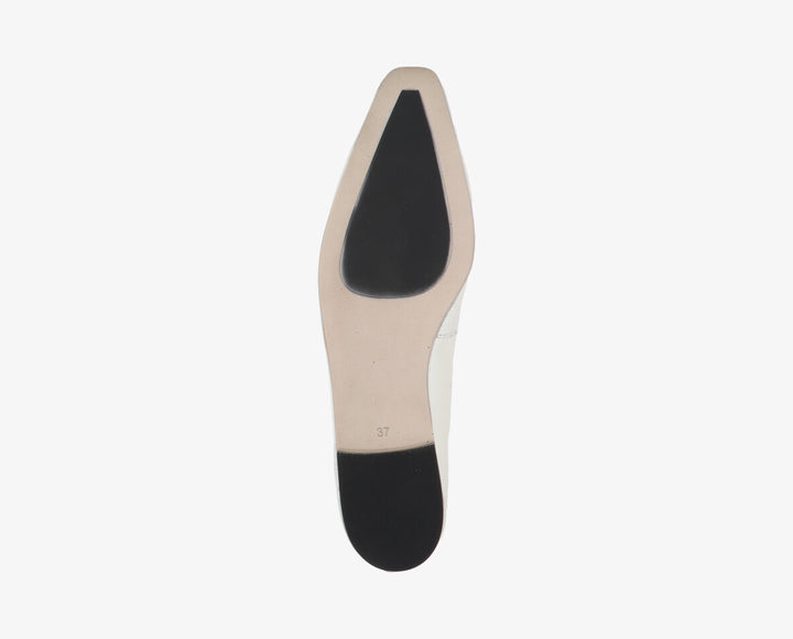 REA BALLERINA Silver Leather