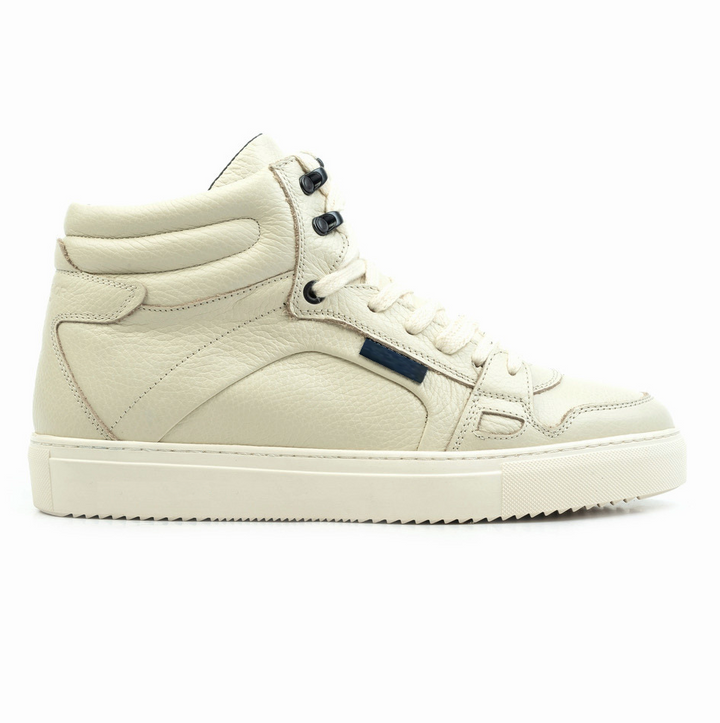 NAVAN MID Piele Naturală Off White