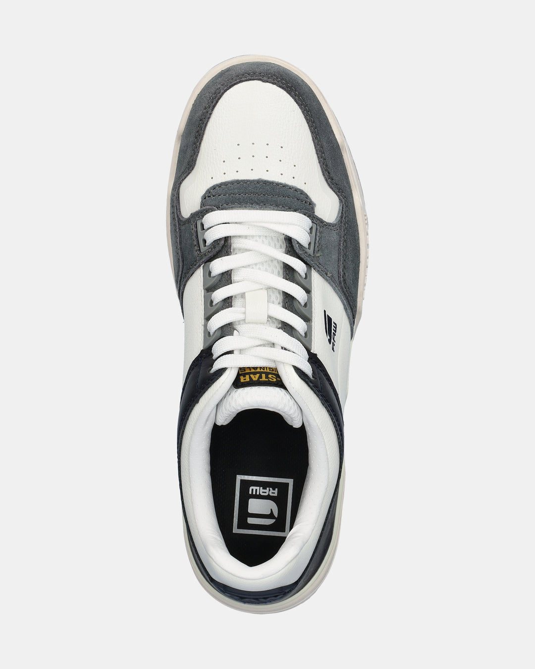 ATTACC SNEAKER White/Navy Leather
