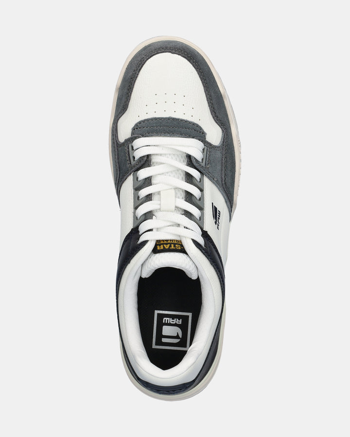 ATTACC SNEAKER White/Navy Leather