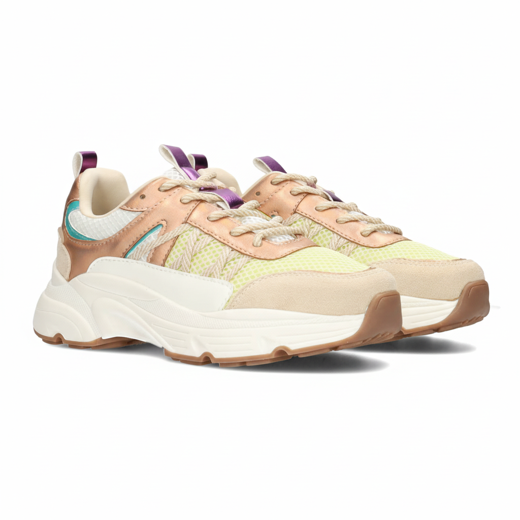 Ayoki sneaker bej combi