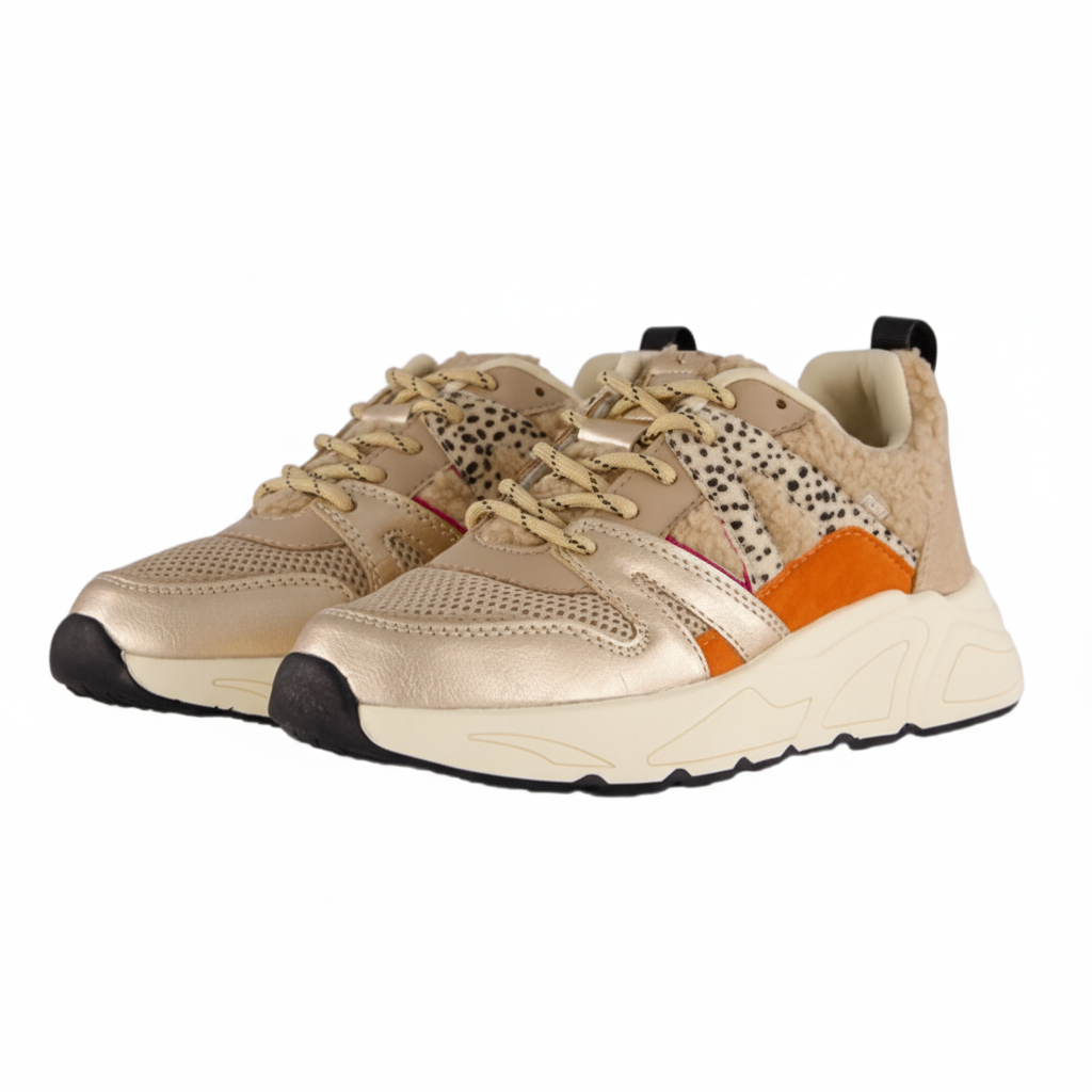 Carocel sneaker bej combi