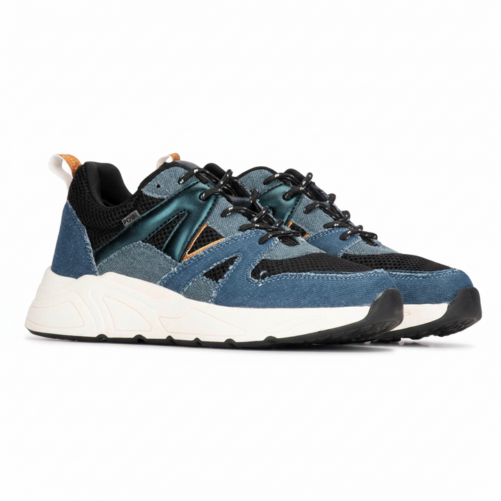 Carocel sneaker albastru/negru combi