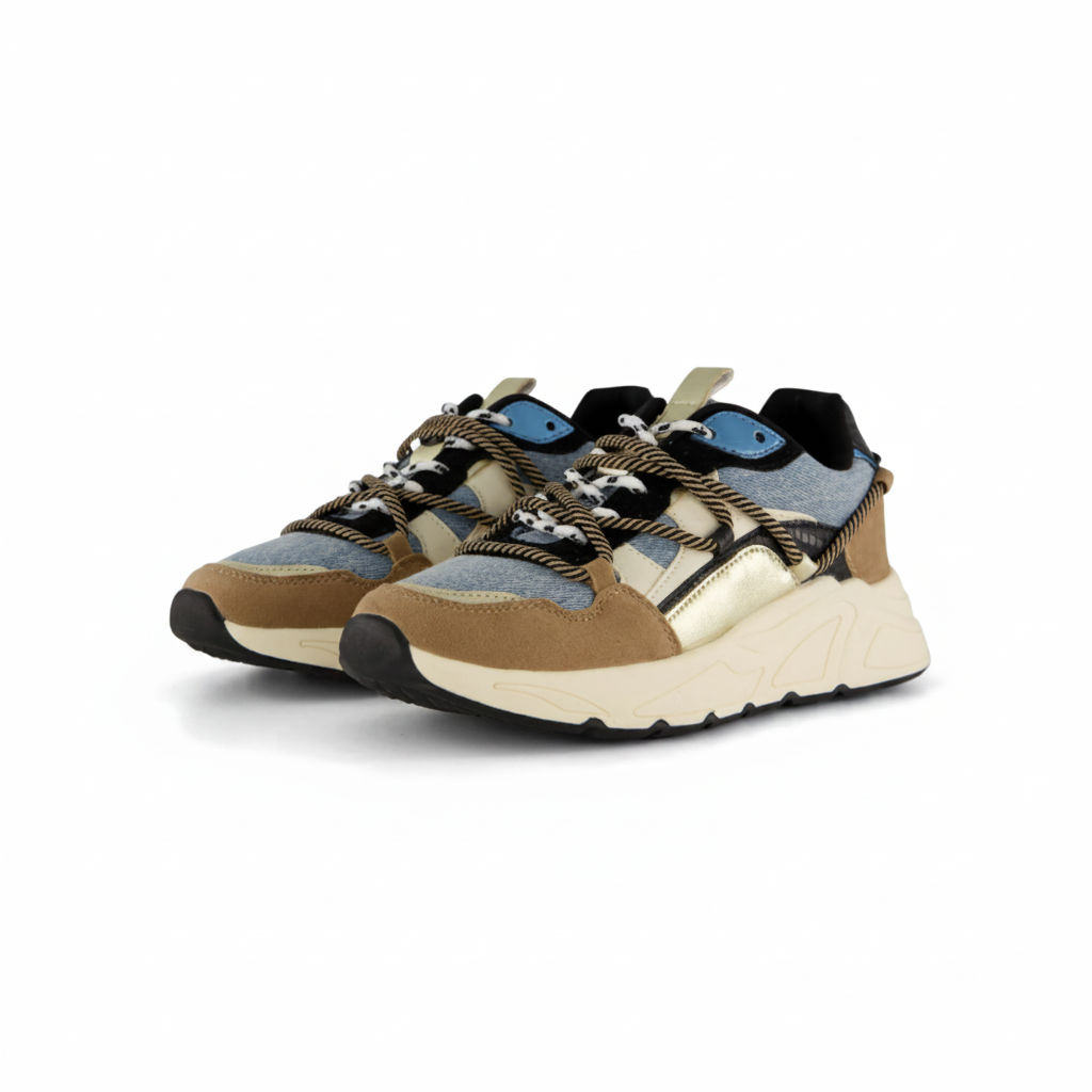 Carocel sneaker maro/albastru
