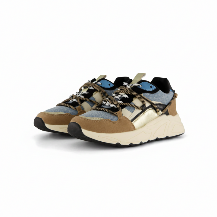 Carocel sneaker maro/albastru