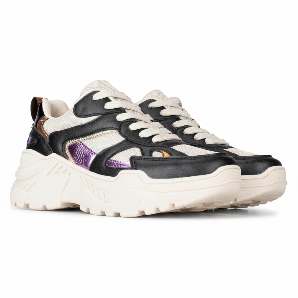Cooper sneaker negru combi