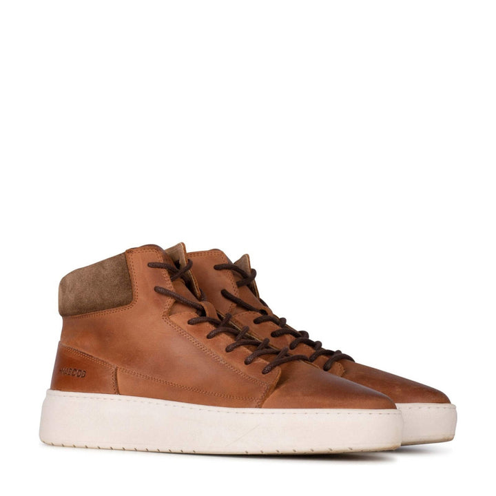 ENZO MID Cognac Leather