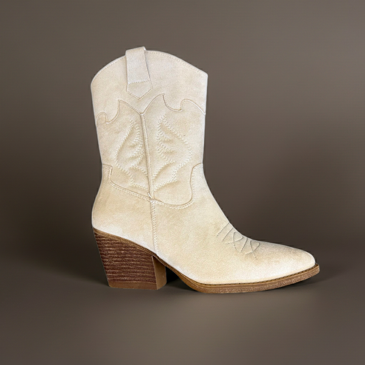 House western boot Ecru