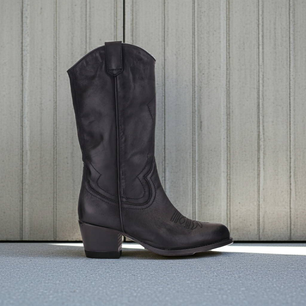 DULCE NO PADDING MID BOOT Black  Nubuck ns