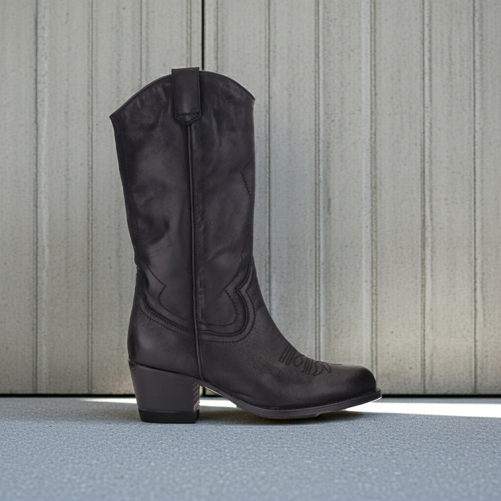 DULCE NO PADDING MID BOOT Black  Nubuck ns