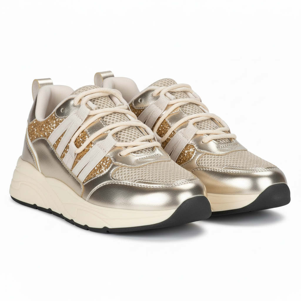 Gemma sneaker auriu