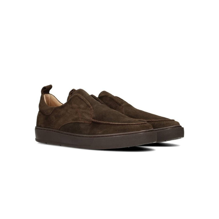 GREGORY MOC SHOES Dark Brown Suede