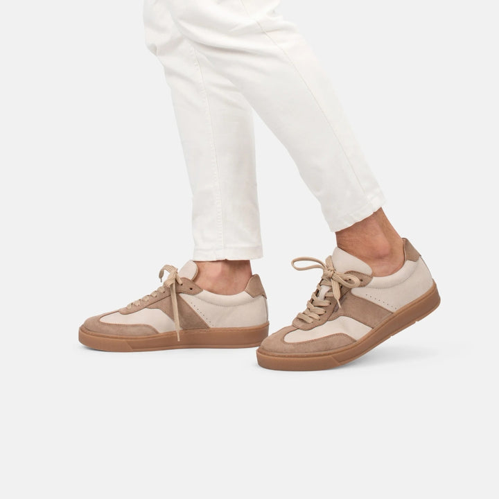 GREGORY SNEAKER Beige/Taupe Leather