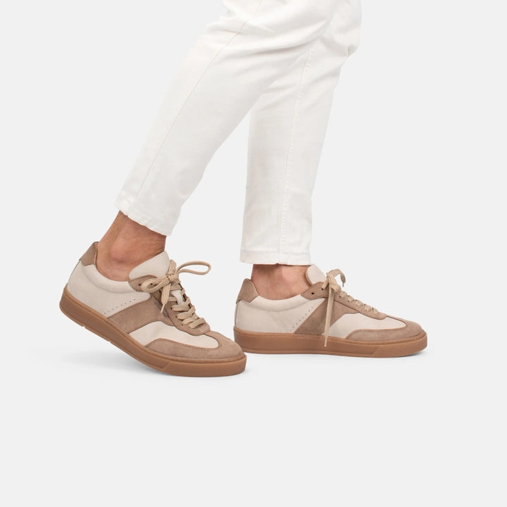 GREGORY SNEAKER Beige/Taupe Leather