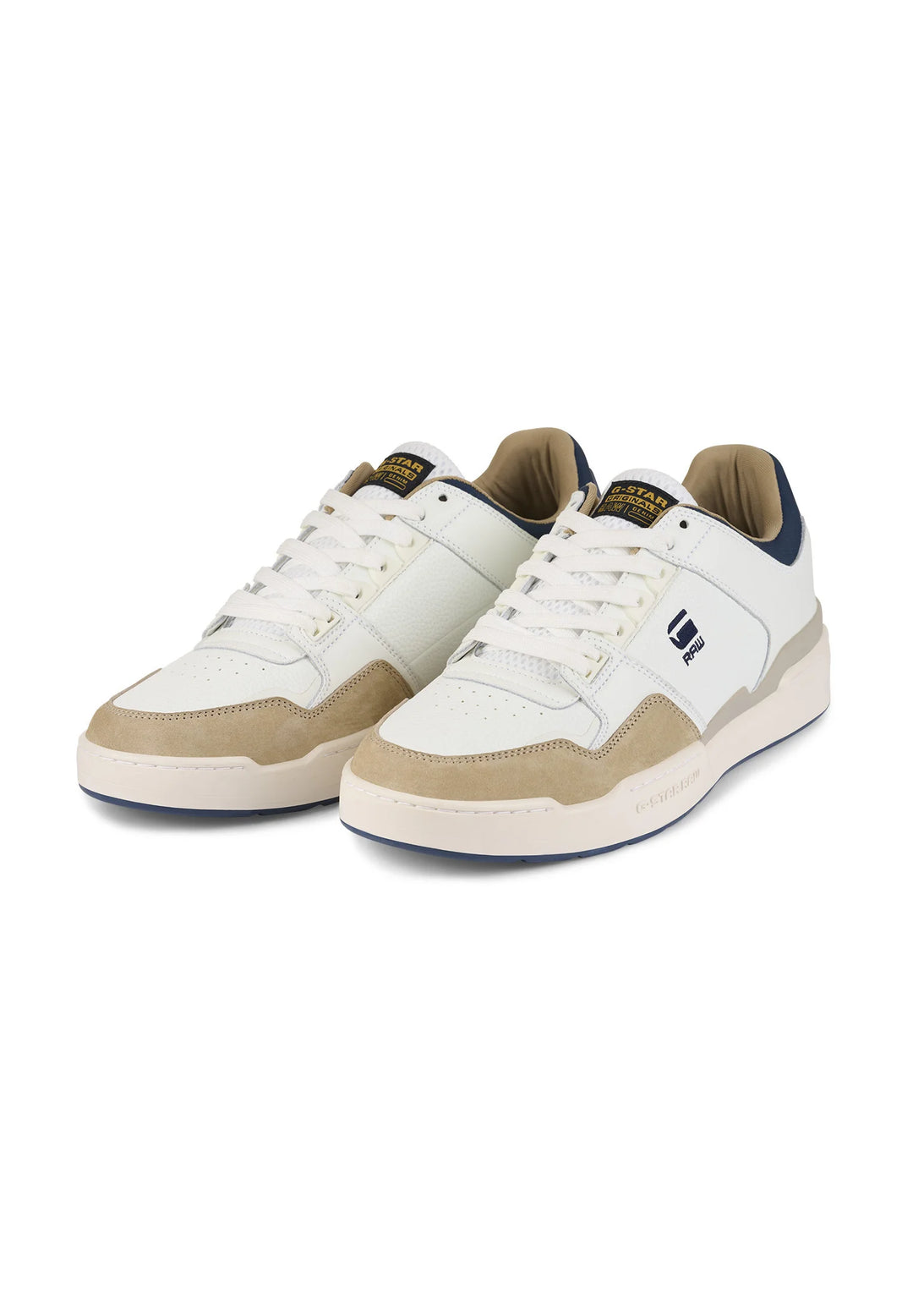 ATTACC SNEAKER White/Sand Leather