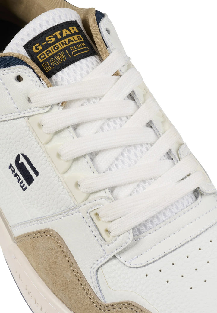 ATTACC SNEAKER White/Sand Leather