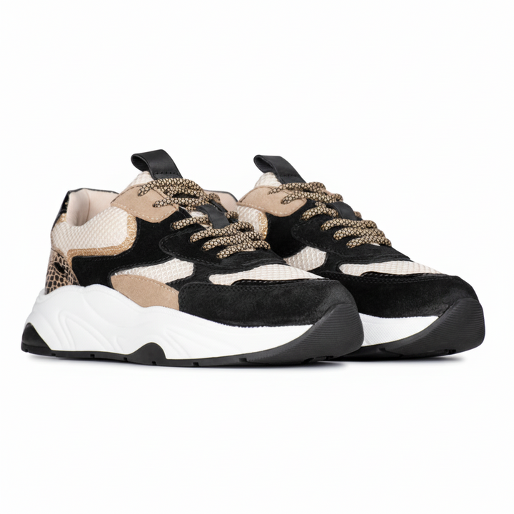Iva sneaker negru/bej