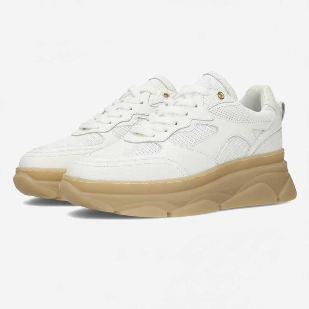 Jana sneaker alb din piele