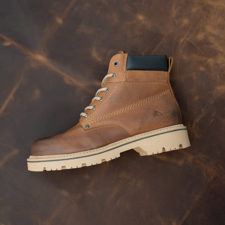 NEW THUNDER BOOT Tan Leather