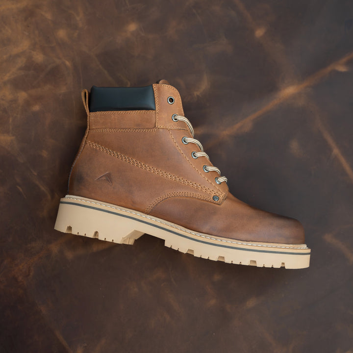 NEW THUNDER BOOT Tan Leather