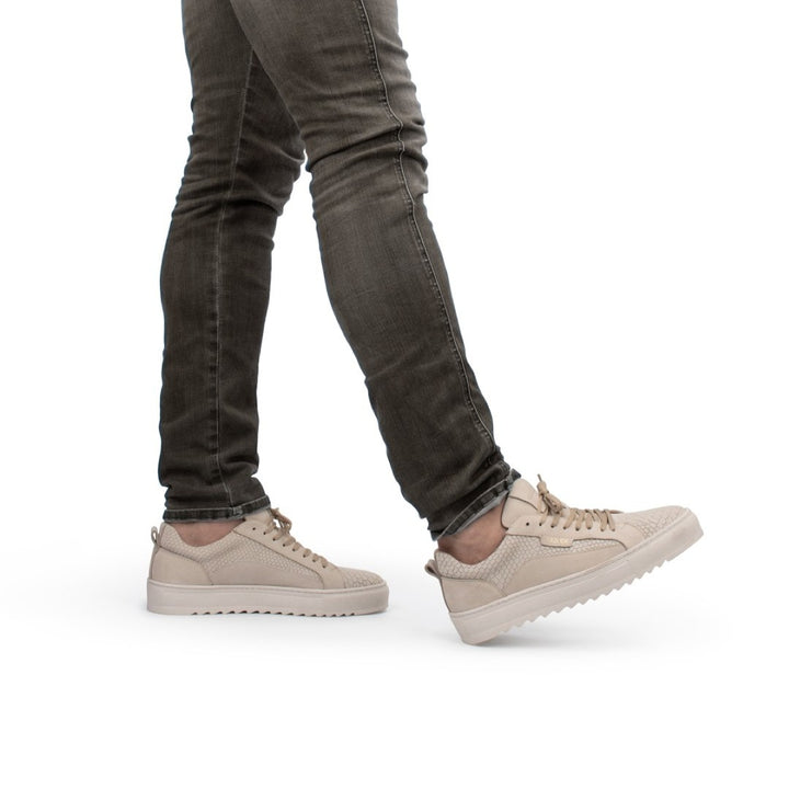 NIGEL SNEAKER Beige Leather