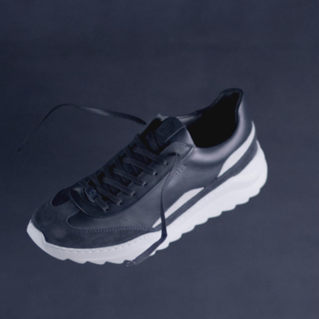 VIITOR TRACK LOW Dk Blue/White Combination