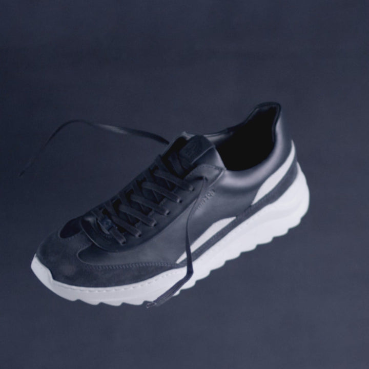 VIITOR TRACK LOW Dk Blue/White Combination