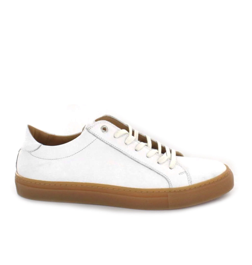 VENETO REGAL LOW White Milled Leather