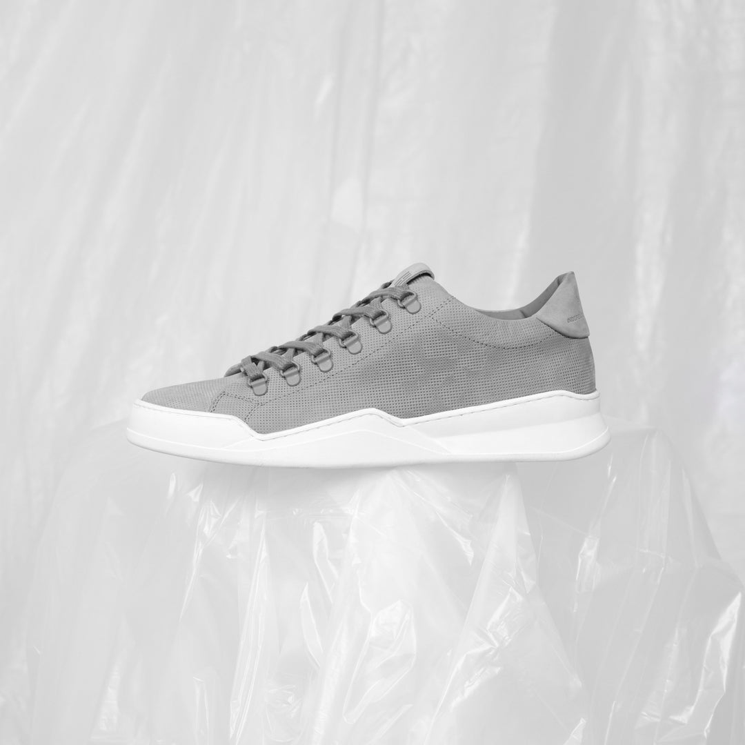 ALLIN HIKING GEO Grey Embossed Leather