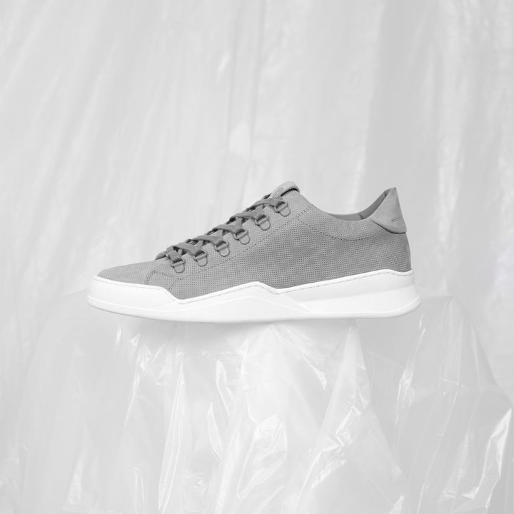 ALLIN HIKING GEO Grey Embossed Leather