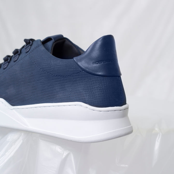 ALLIN HIKING GEO Navy Embossed Leather