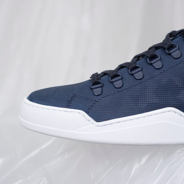ALLIN HIKING GEO Navy Embossed Leather
