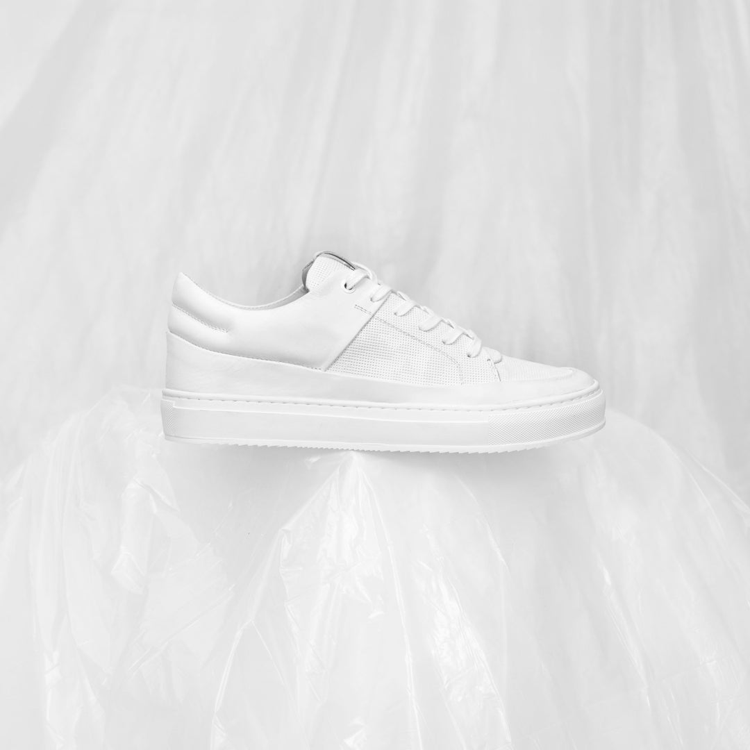 SORREN P3 LOW White Geo Camo Embossed
