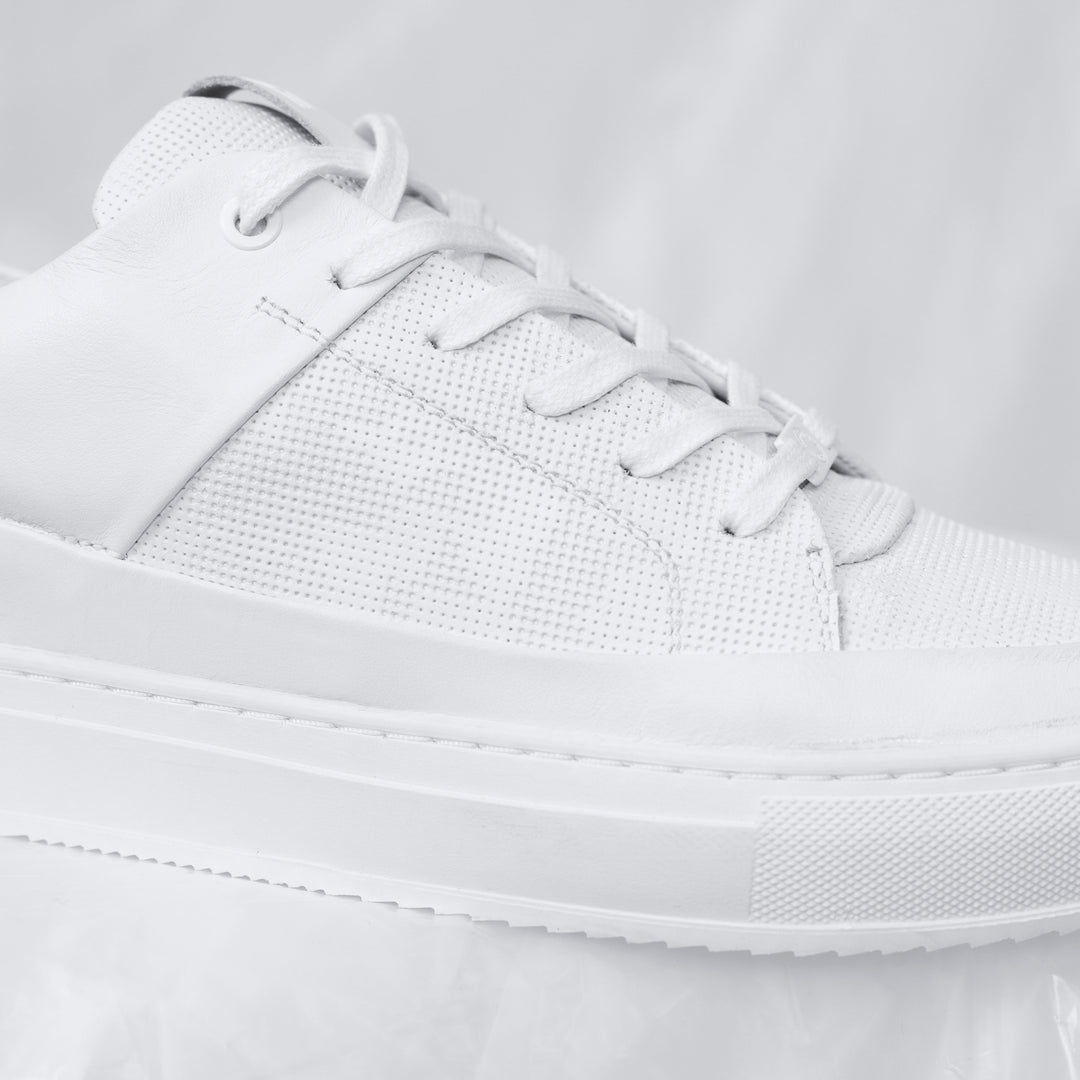 SORREN P3 LOW White Geo Camo Embossed