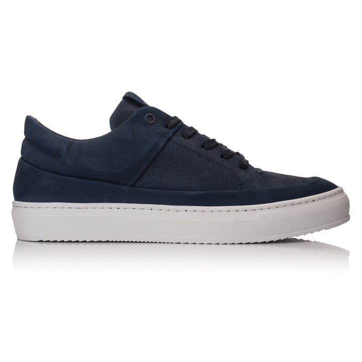 HINSON Sneaker Bleumarin | Sorren P3 Low Navy Geo Camo Embossed - s