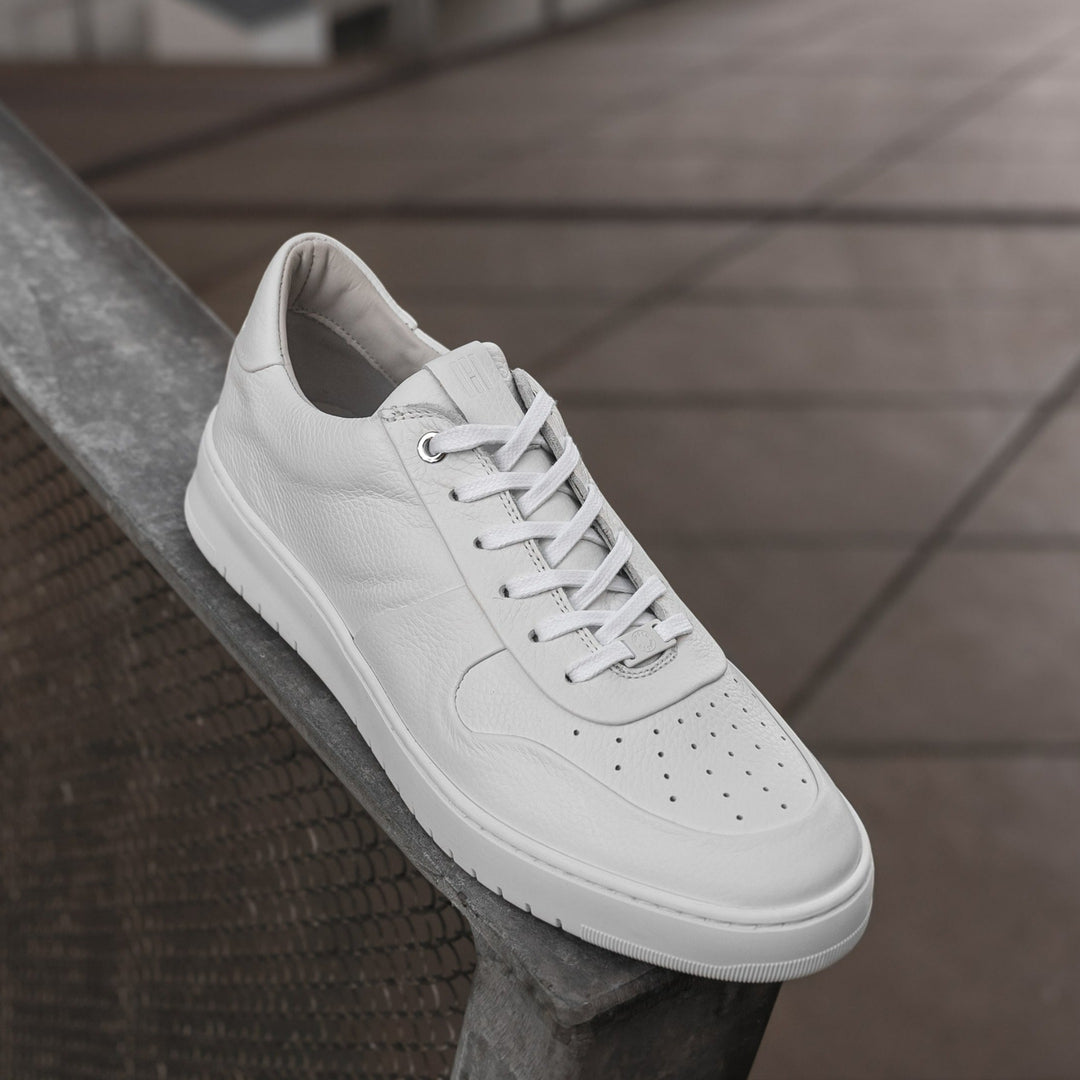 BENNET SONDER LOW White LM Leather Milled