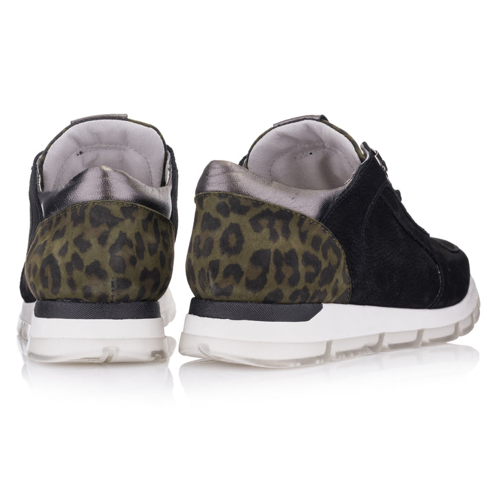 OMNIO Sneaker Negru | Carla Low Black - Nubuck - b