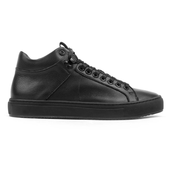 SORREN MID Black Leather