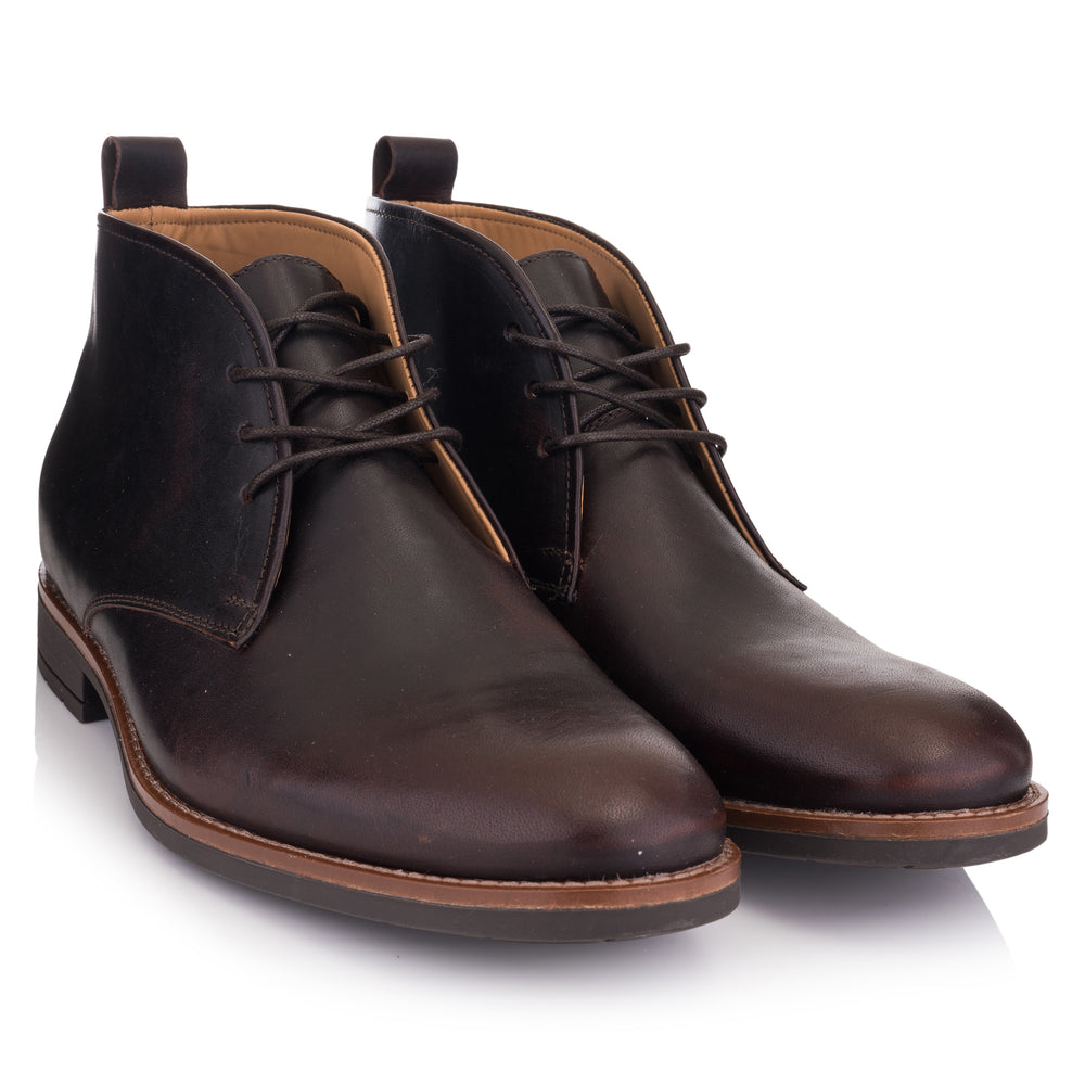 OMNIO Ghete Maro | Batavia Chukka 2 Brown Leather Plain-F