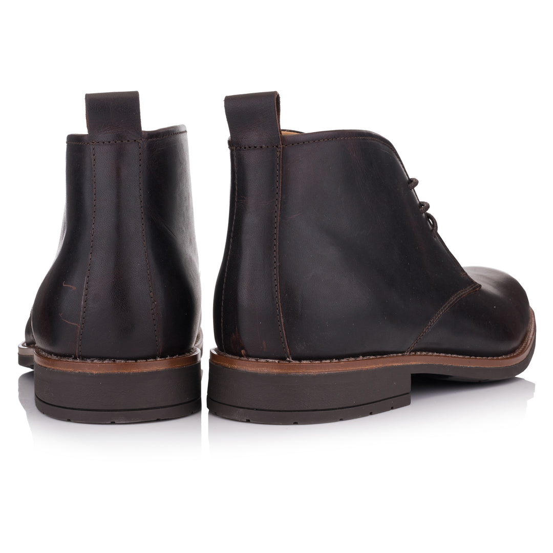 OMNIO Ghete Maro | Batavia Chukka 2 Brown Leather Plain-B