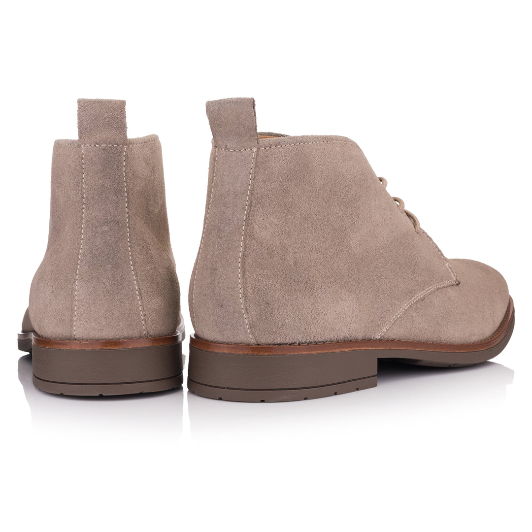 OMNIO Ghete Bej | Batavia Chukka 2 Beige Leather Suede-B