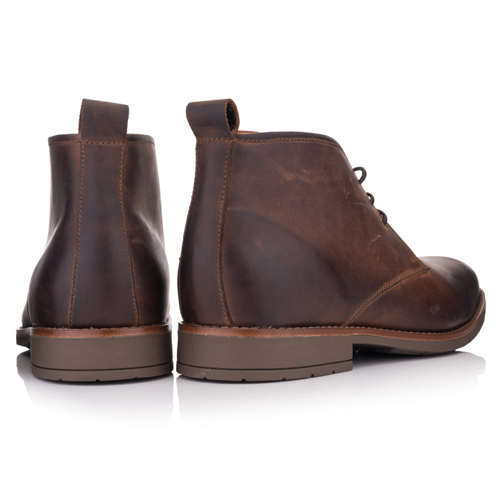 OMNIO Ghete Maro | Batavia Chukka 2 Cognac Leather Pull up-B